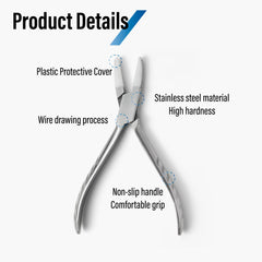 Compatible with titanium alloy and stainless steel eyeglass frames