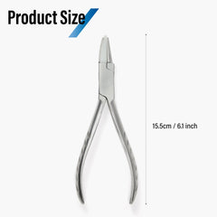 Frame leg link plier for titanium and stainless steel eyeglass frames