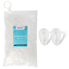 Illustration of nose pad alignment and fit on glasses