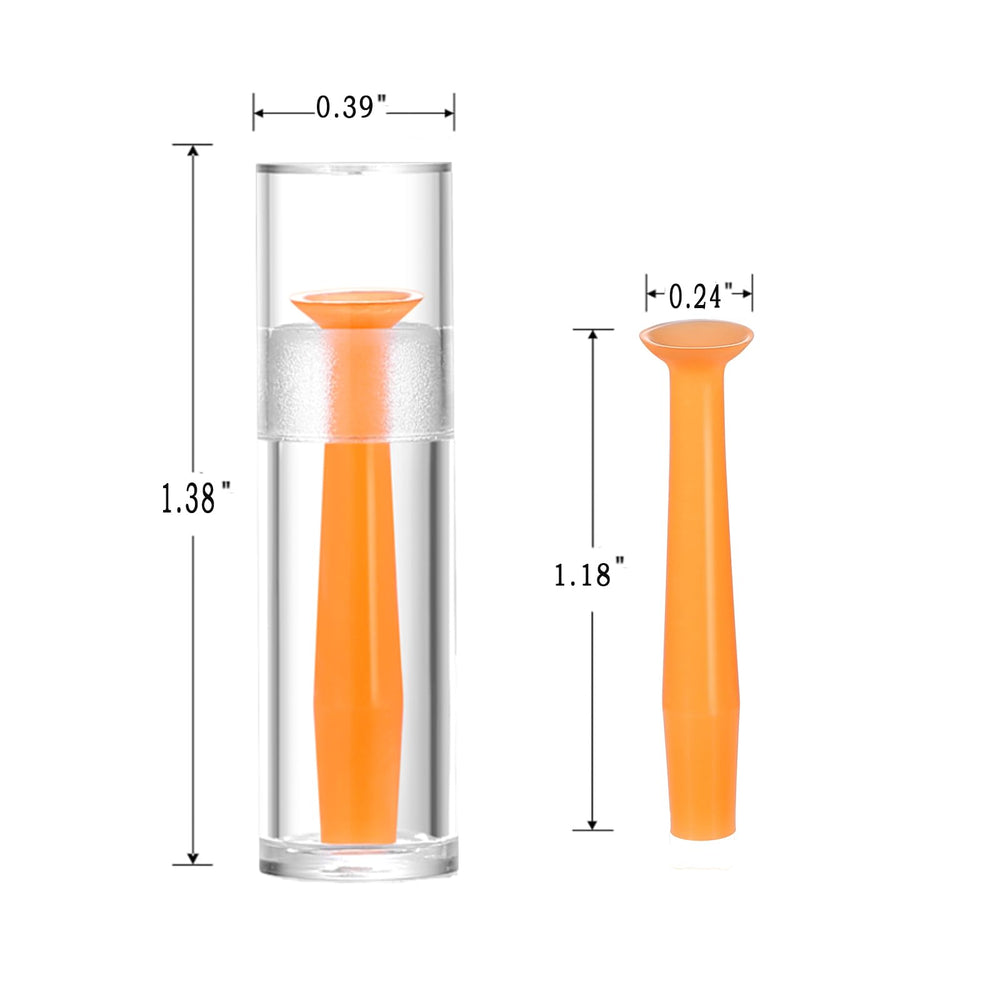 Closeup of individual travel containers for each DHSUUUUP lens remover
