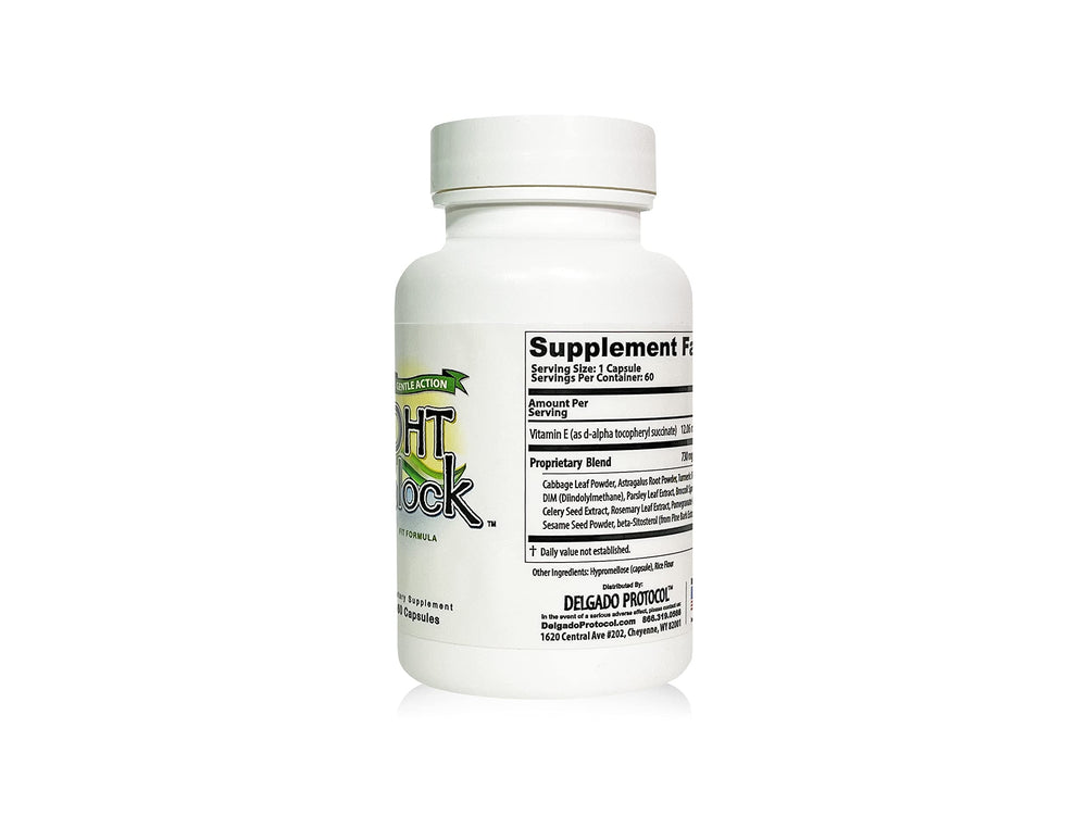 DHT Block product label on bottle