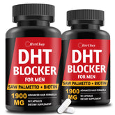 DHT Blocker for Men bottle with 600mg Saw Palmetto