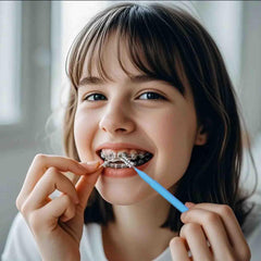 Interdental brushes suitable for orthodontic care