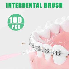 100-piece dental cleaning kit for daily oral hygiene