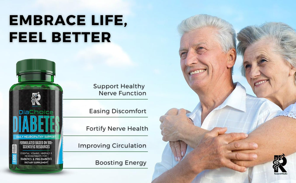 DiaChoice product box and bottle on white background