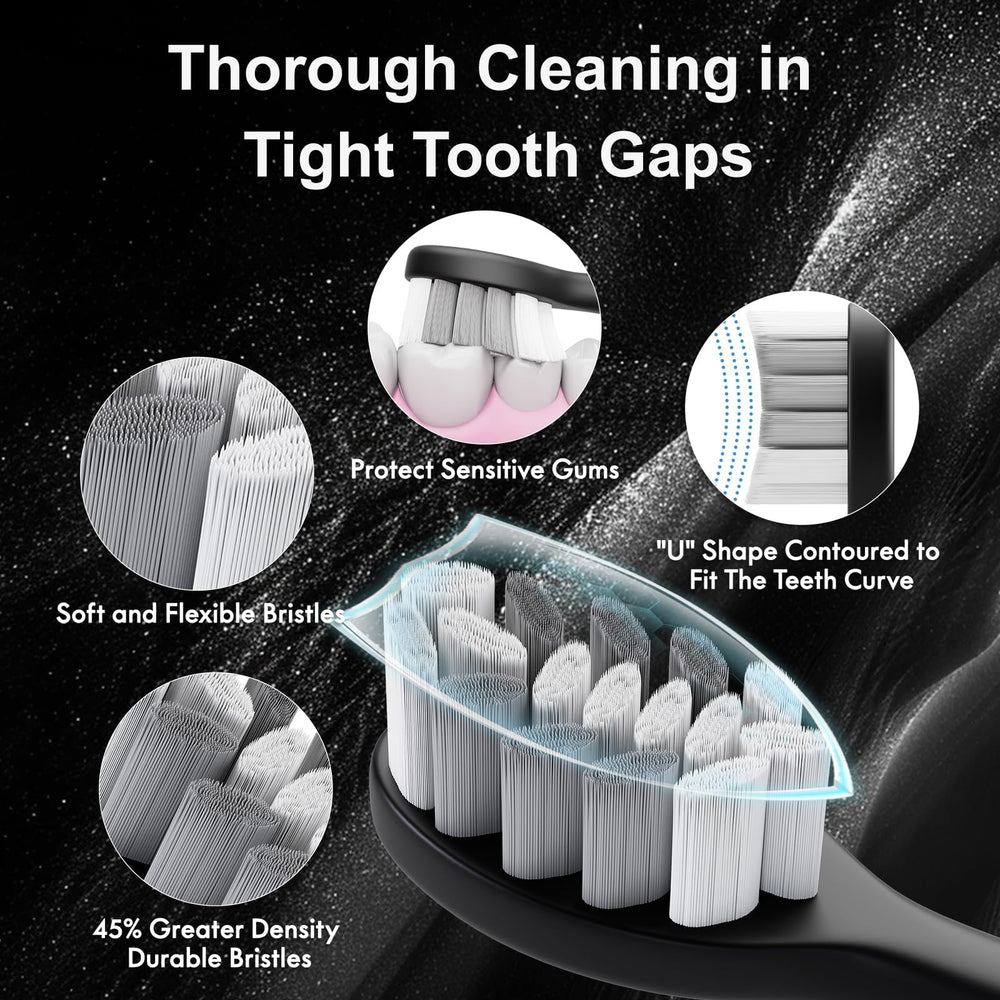Travel case included in the Diamond Style toothbrush set