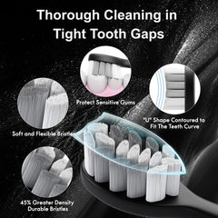 Travel case included in the Diamond Style toothbrush set