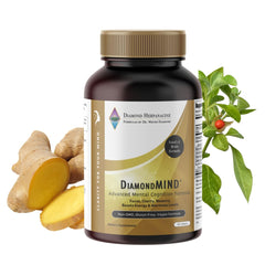DiamondMIND brain support supplement bottle and packaging