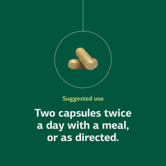 Packaging features Standard Process branding and serving size