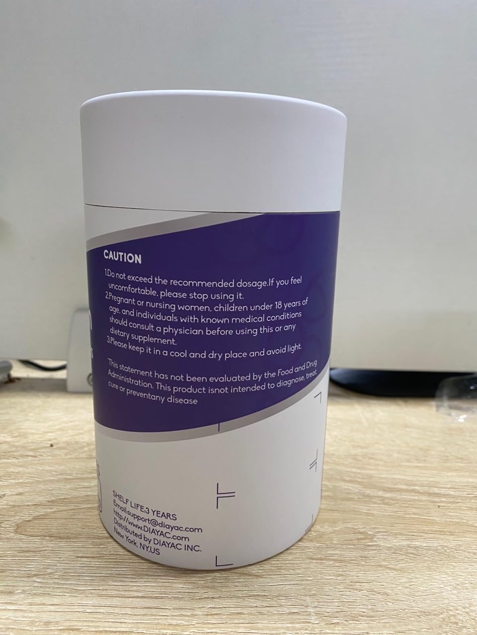 Individual portable packets of DIAYAC Magnesium Gummies for on-the-go use