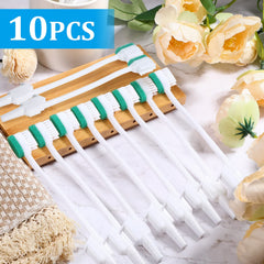 Travel-friendly and individually wrapped disposable toothbrushes