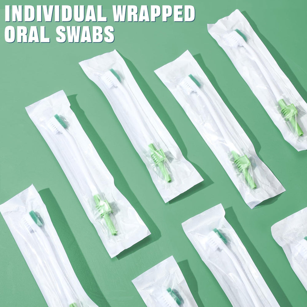 Suction toothbrush with white PP tube and green handle