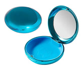 DIDATOOL blue electroplated denture case with mirror close-up