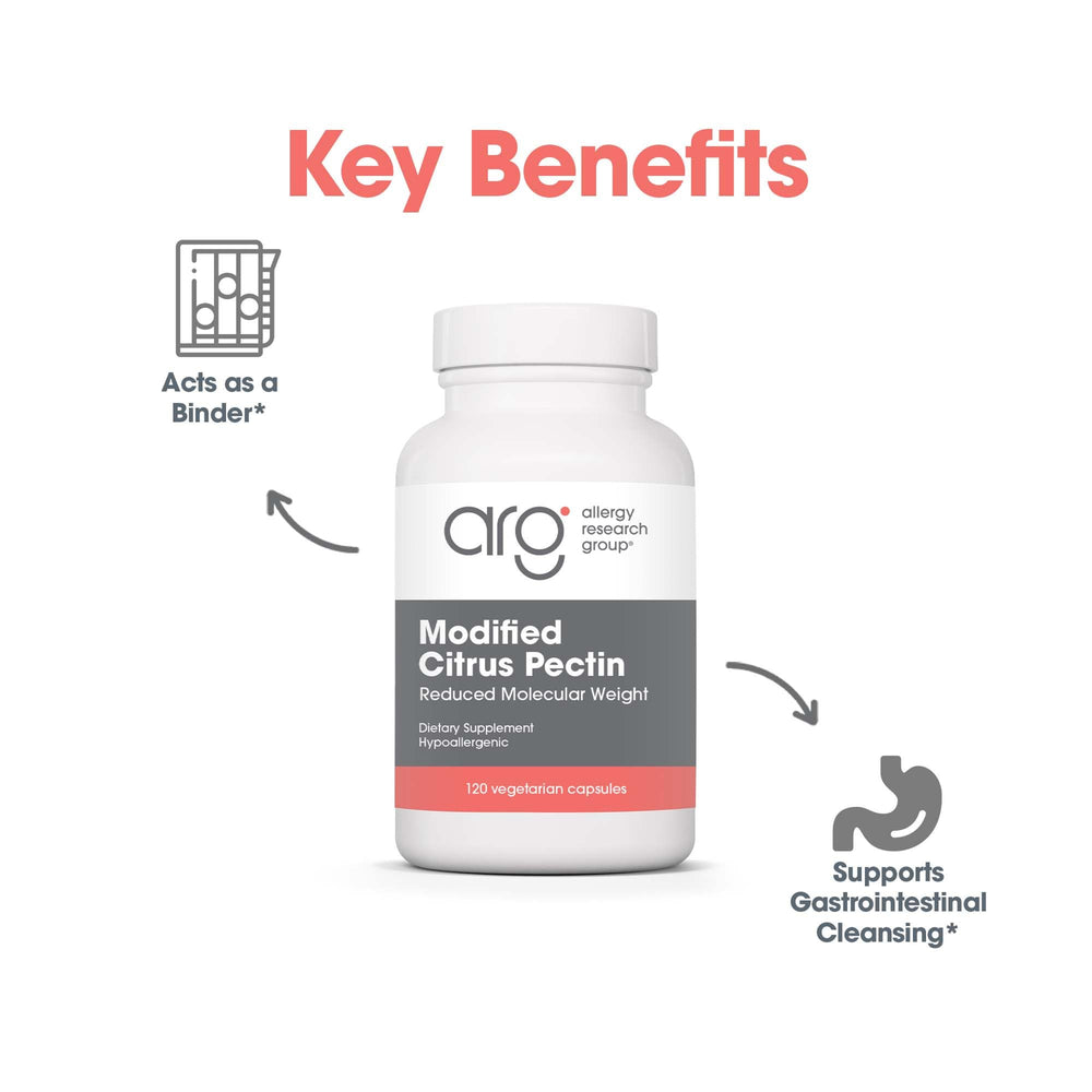 Dietary fiber content of citrus pectin supplement