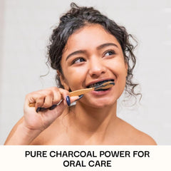 Dietary supplement form of activated charcoal powder in a tub