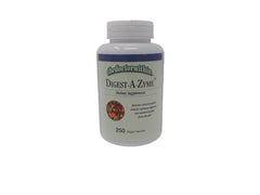 Digest-A-Zyme 250 Veggie Capsules product image showing bottle and capsules