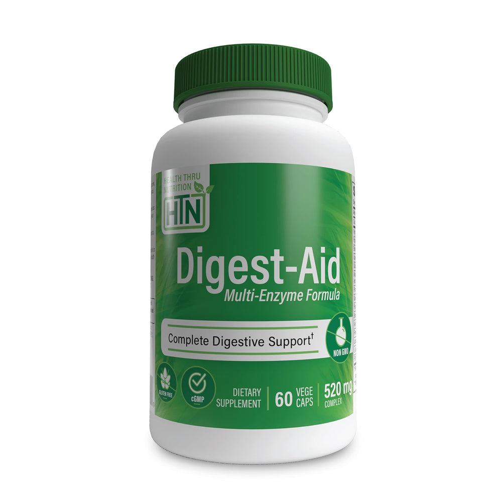 Digest-Aid bottle front view with label