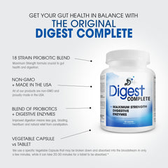 Digest Complete packaging and nutrition information
