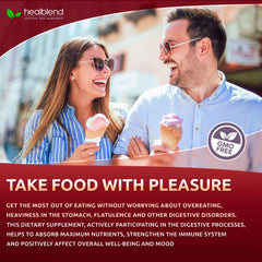 Lifestyle image showing men and women benefiting from digestion