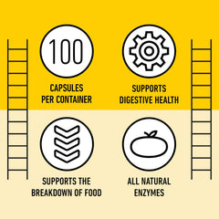 Icons highlighting gluten-free, non-GMO attributes
