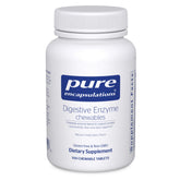 Pure Encapsulations Digestive Enzyme Chewables bottle and tablets