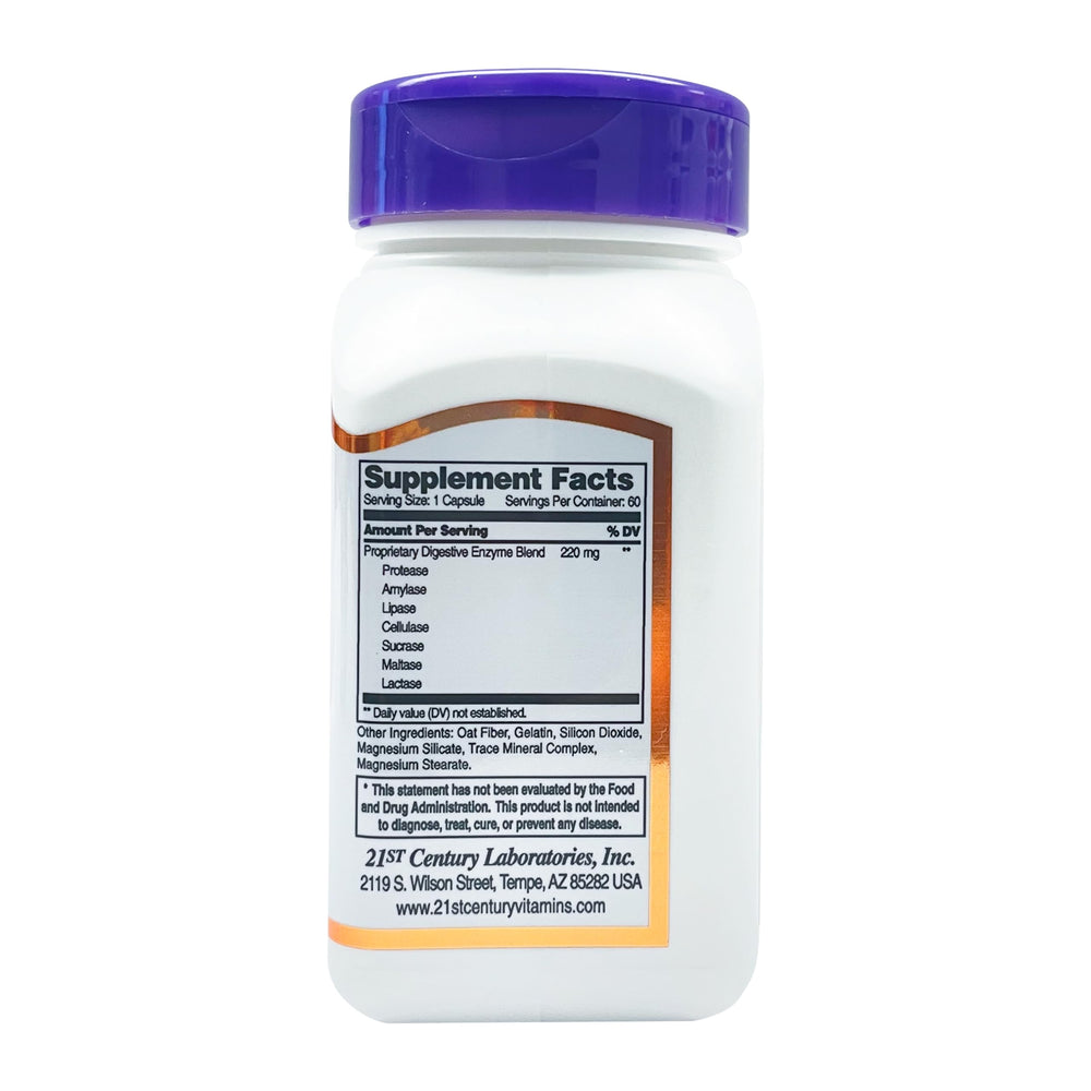 Digestive Enzymes Capsules bottle with Pack of 3 indicator