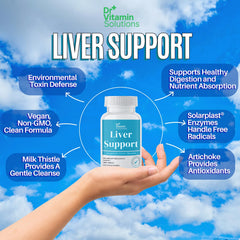 Digestive enzymes blend for liver support