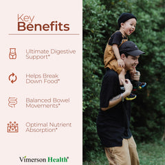 Supplement facts panel for Makzyme-Pro