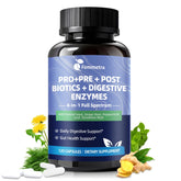 Digestive enzymes, probiotics, and gut-supporting blend for both women and men.