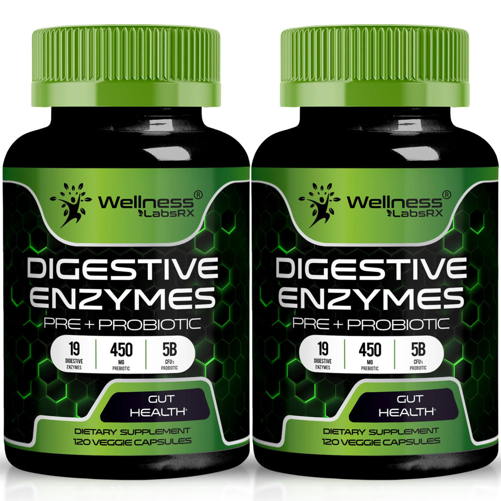 Pure Super Digestion digestive enzymes bottle front view
