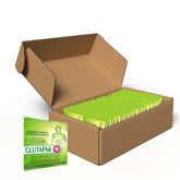 Digestive Health Powder sachet label showing L-Glutamine and Lactobacillus reuteri