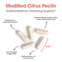 Digestive health support with pectin supplement