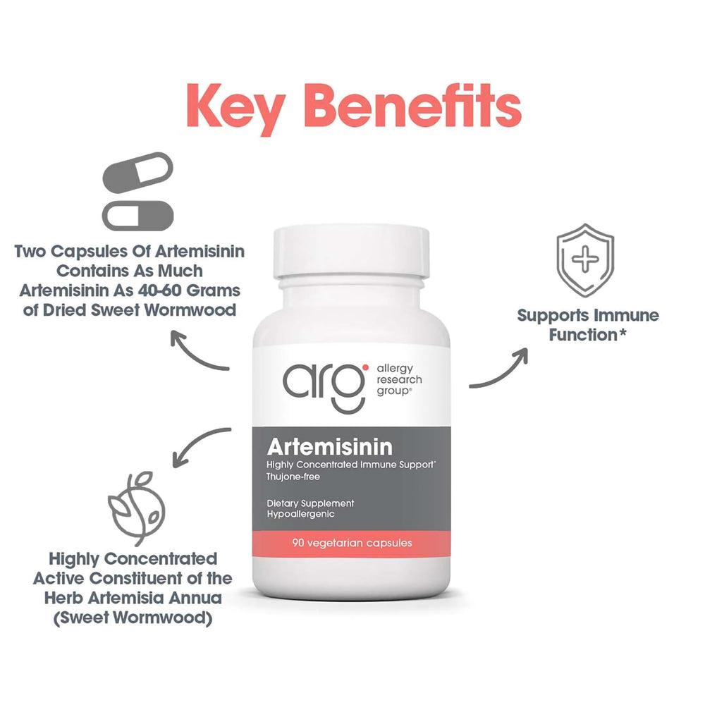 Digestive health support with artemisinin from wormwood