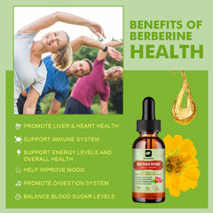 Digestive support benefits of Berberine liquid drops