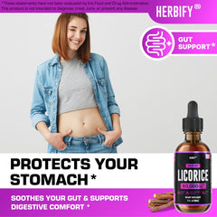 Digestive support highlight for licorice root extract