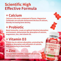Gummies supporting digestive health with probiotics