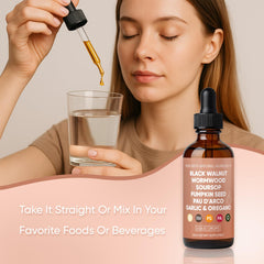 Digestive wellness bottle label with natural botanicals
