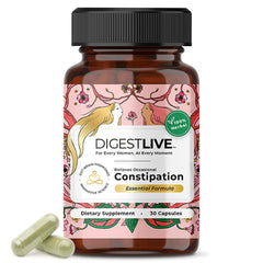 DigestLive Essential Constipation Relief bottle and label