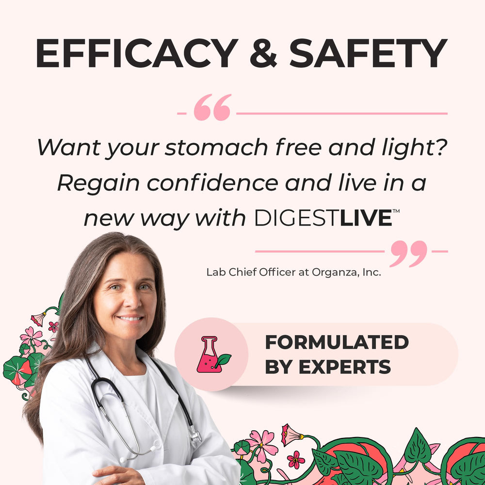 Vegan, gluten-free, GMO-free badges with DigestLive