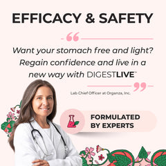 Vegan, gluten-free, GMO-free badges with DigestLive