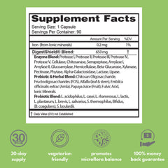 DigestShield packaging graphic highlighting digestive support