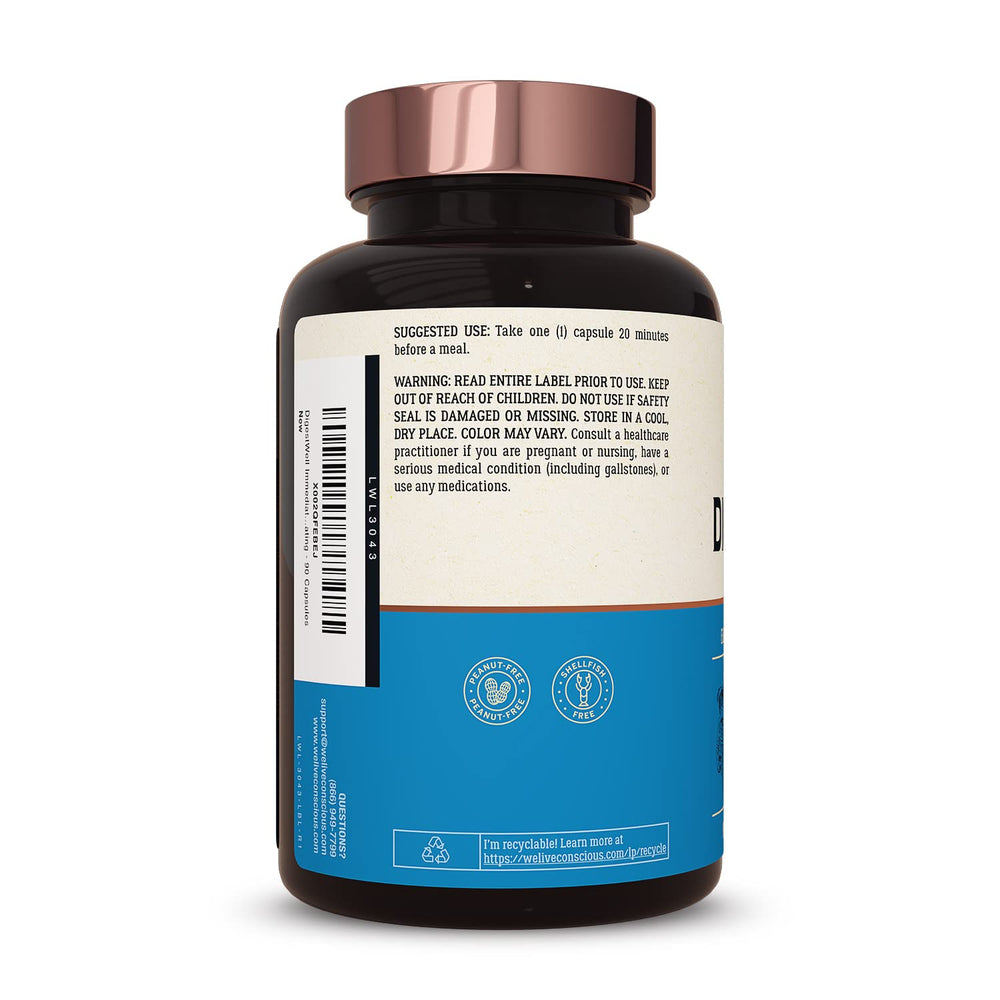 Serving suggestion for DigestWell before meals