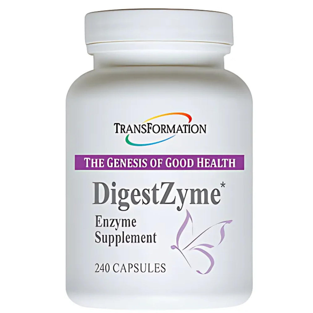 DigestZyme enzyme capsules bottle ready for use