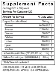 Made in USA stamp on DigestZyme bottle