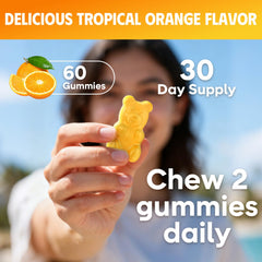 Gummies designed to reduce digital eye strain and support macular health