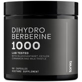 Dihydroberberine 1,000mg serving label