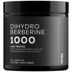 Dihydroberberine 1,000mg serving label