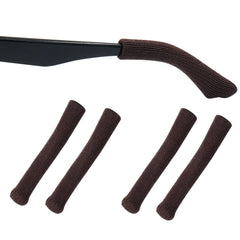 Dijedev eyeglass socks and guards ends arm covers - brown