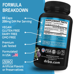 Product label highlighting hormone balance and bioavailability