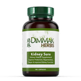 Dimmak Herbs Kidney Sure bottle with 100 capsules and label